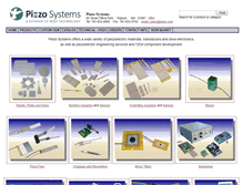 Tablet Screenshot of piezo.com