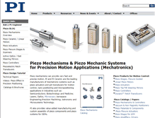 Tablet Screenshot of piezo.ws